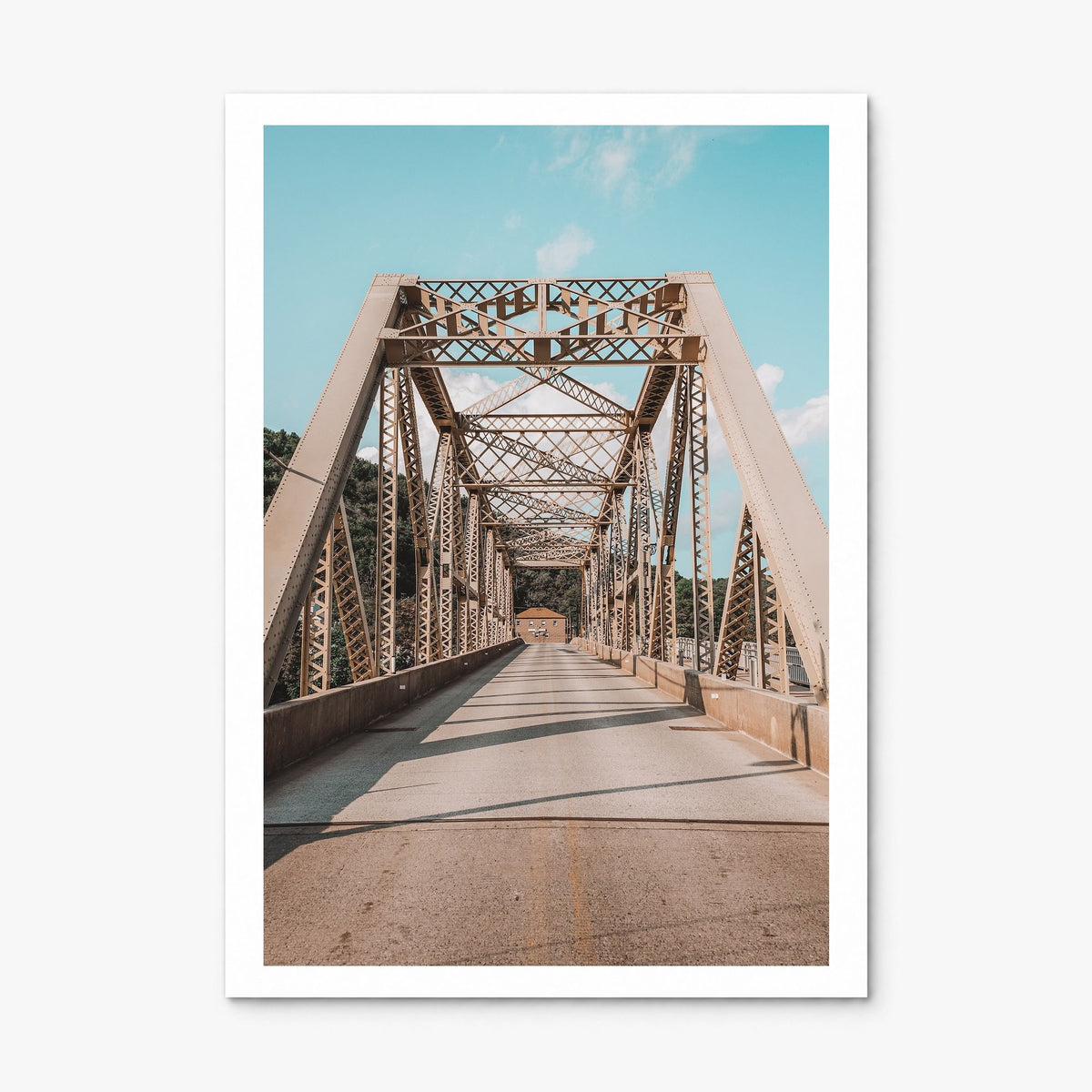 4th Avenue Bridge Photo Poster, print only (unframed), white border