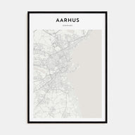 Aarhus Map Portrait Poster