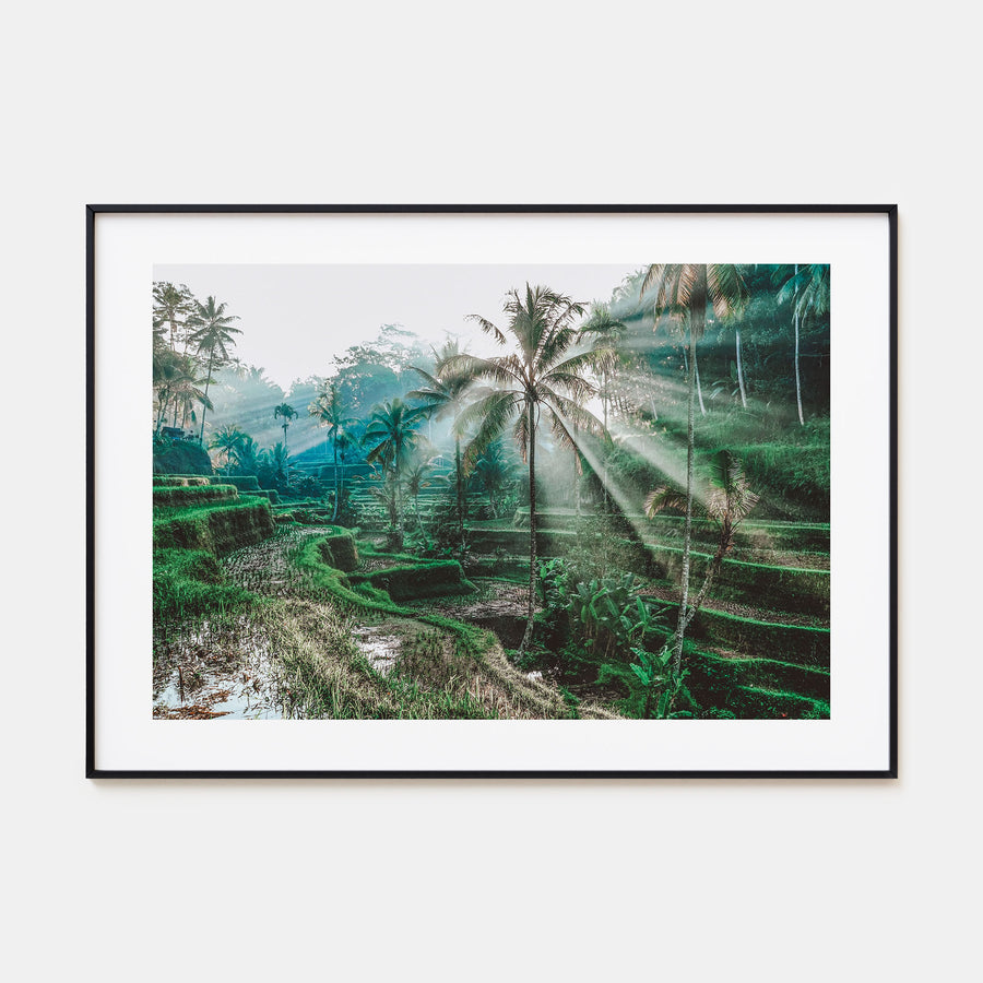 Bali Landscape Color Poster