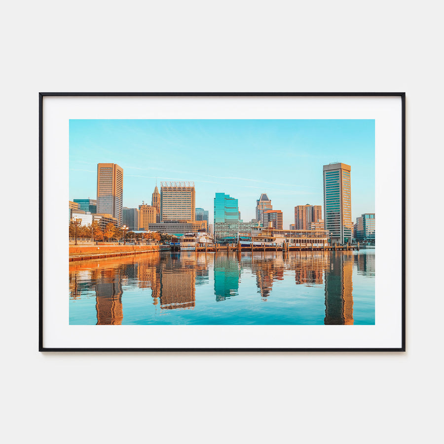 Baltimore Landscape Color Poster