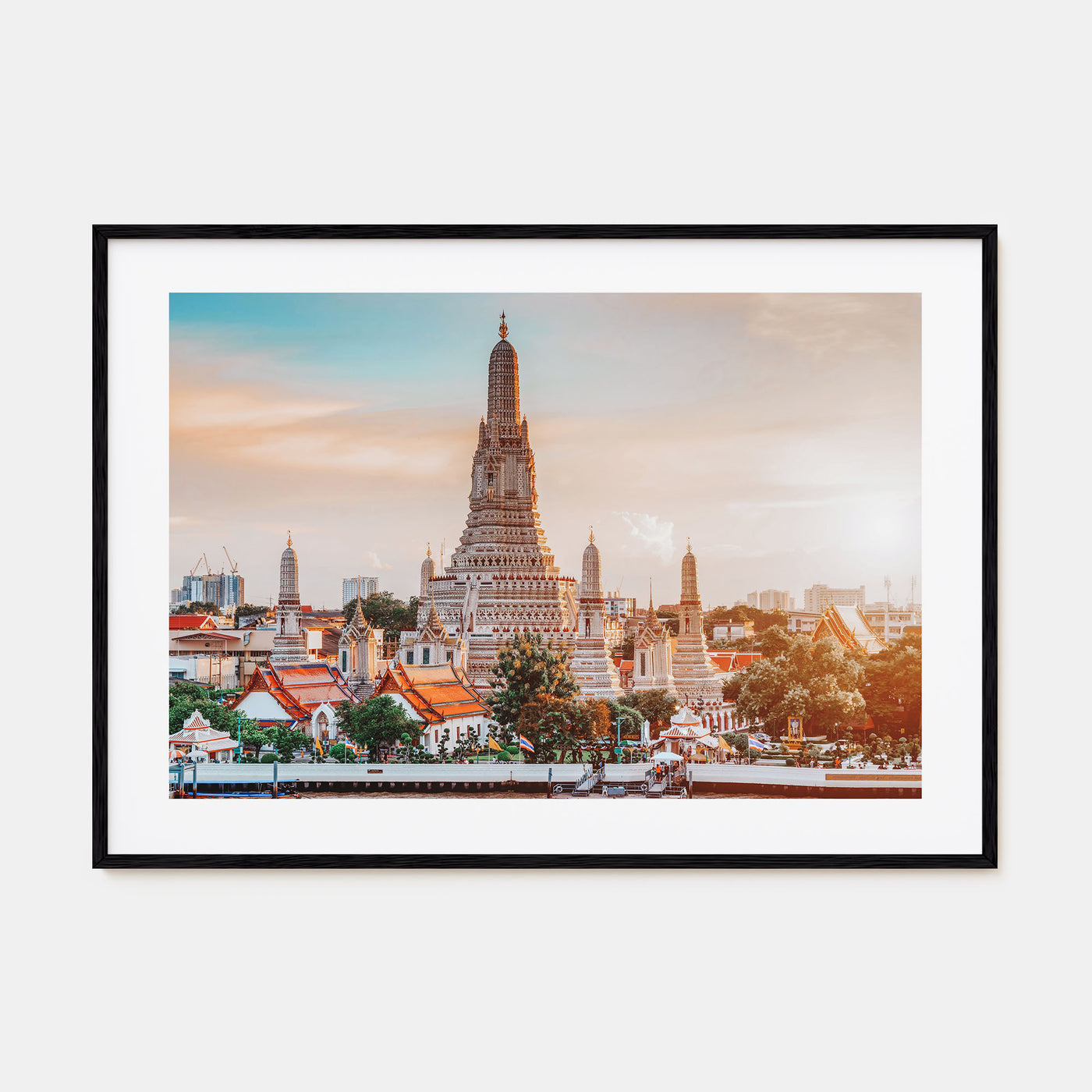 Bangkok Landscape Color Poster