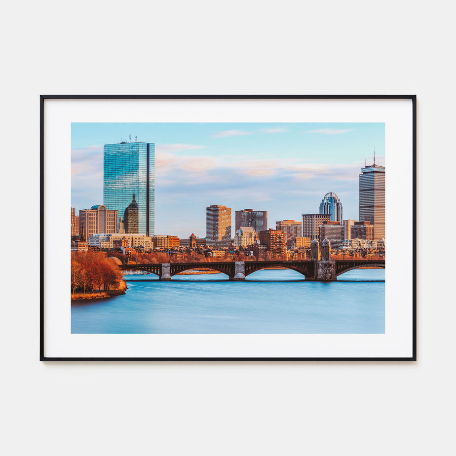 Boston Landscape Color Poster