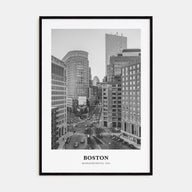Boston Portrait B&W No 1 Poster
