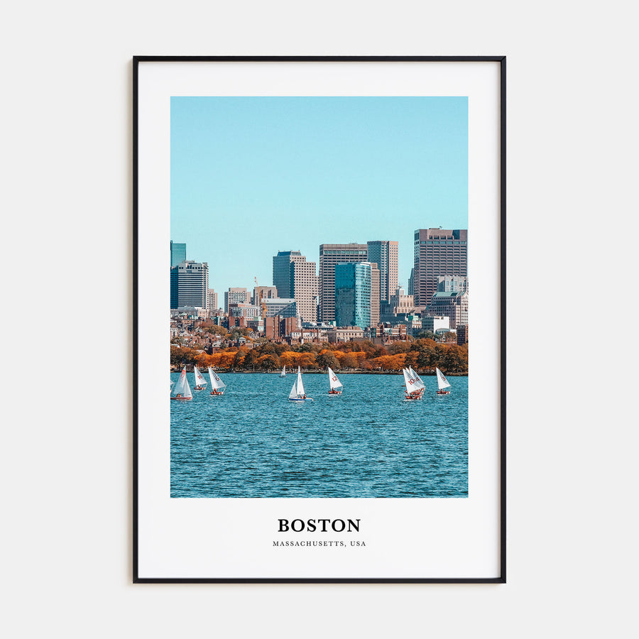 Boston Portrait Color No 1 Poster