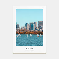 Boston Portrait Color No 1 Poster