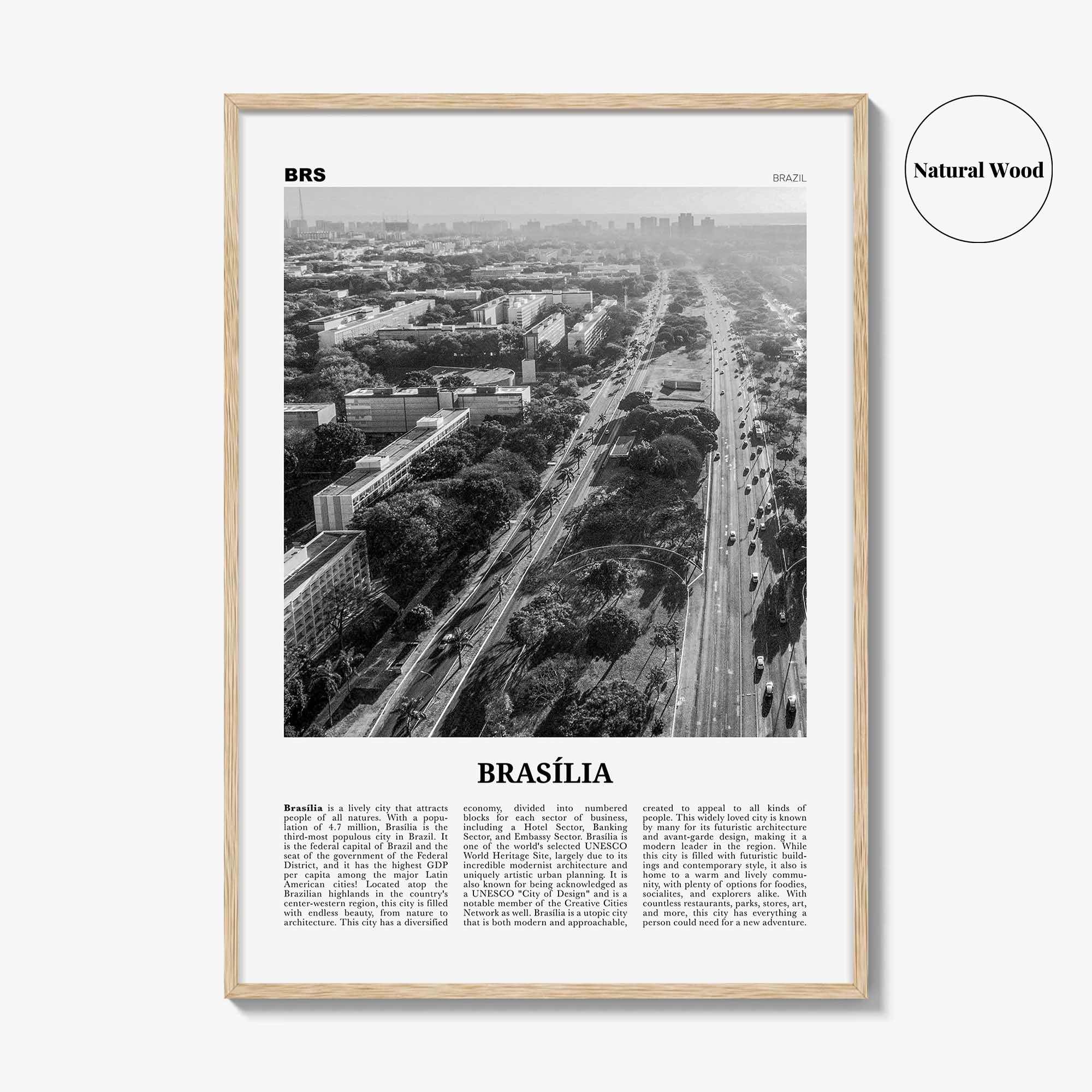 Brasilia Print Black and White No 1, Brasília Wall Art, Brasília Poster, Brasília Photo, Brasília Wall Decor, Brazil, Brasil, South America