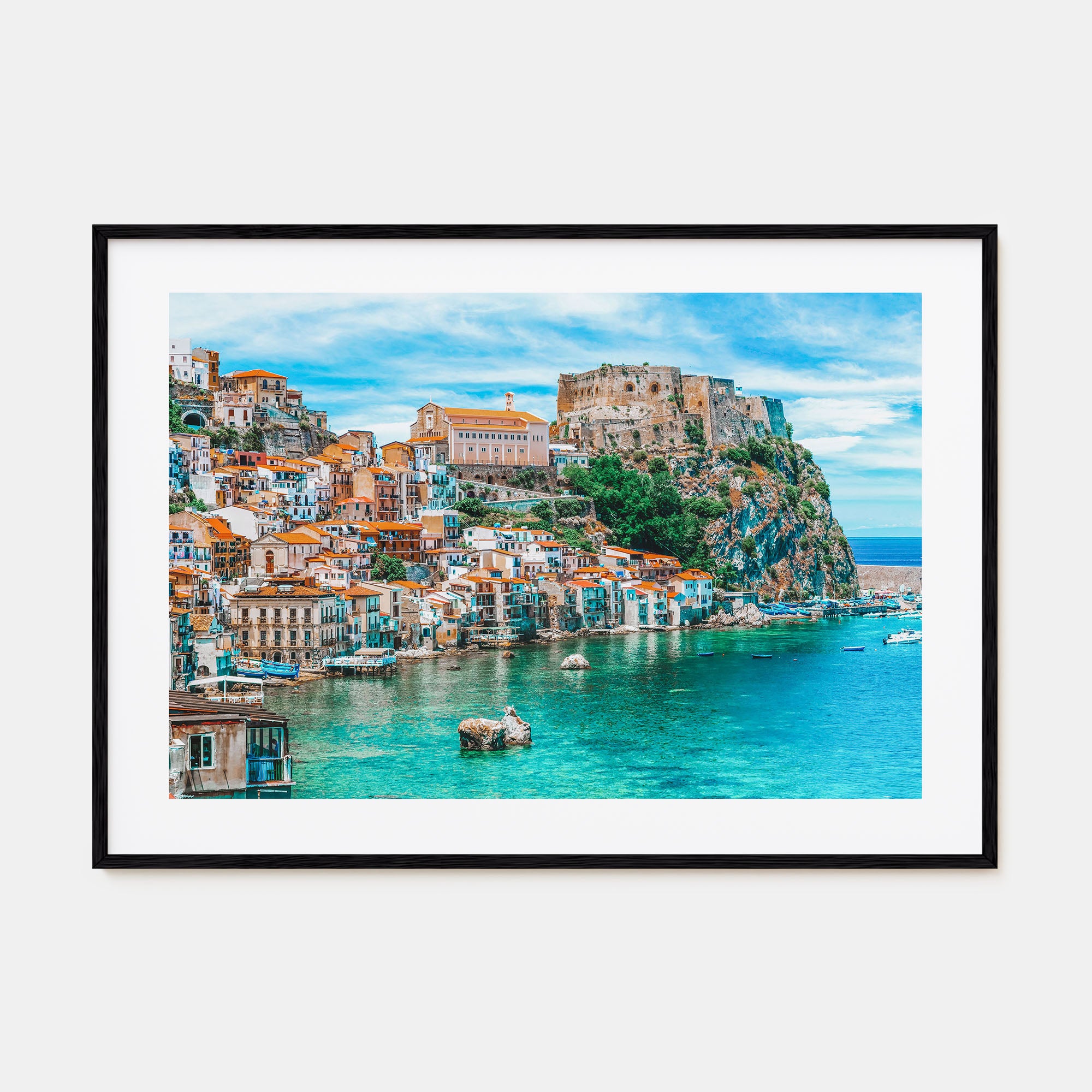 Calabria Landscape Color Poster