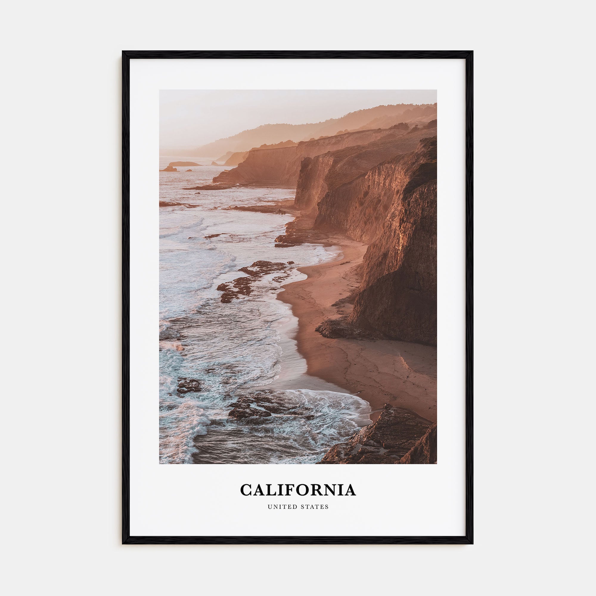 California Portrait Color Poster