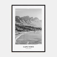 Cape Town Portrait B&W No 1 Poster