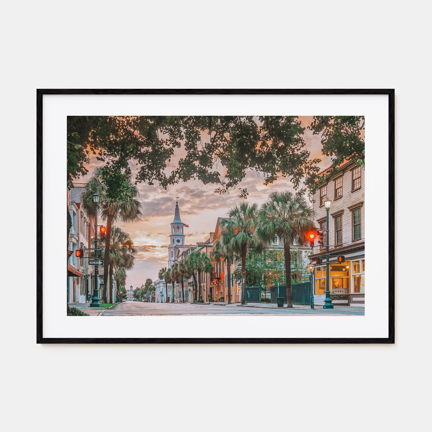 Charleston, South Carolina Landscape Color Poster