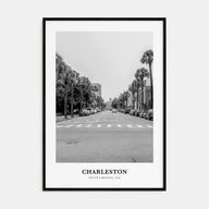 Charleston, South Carolina Portrait B&W No 1 Poster