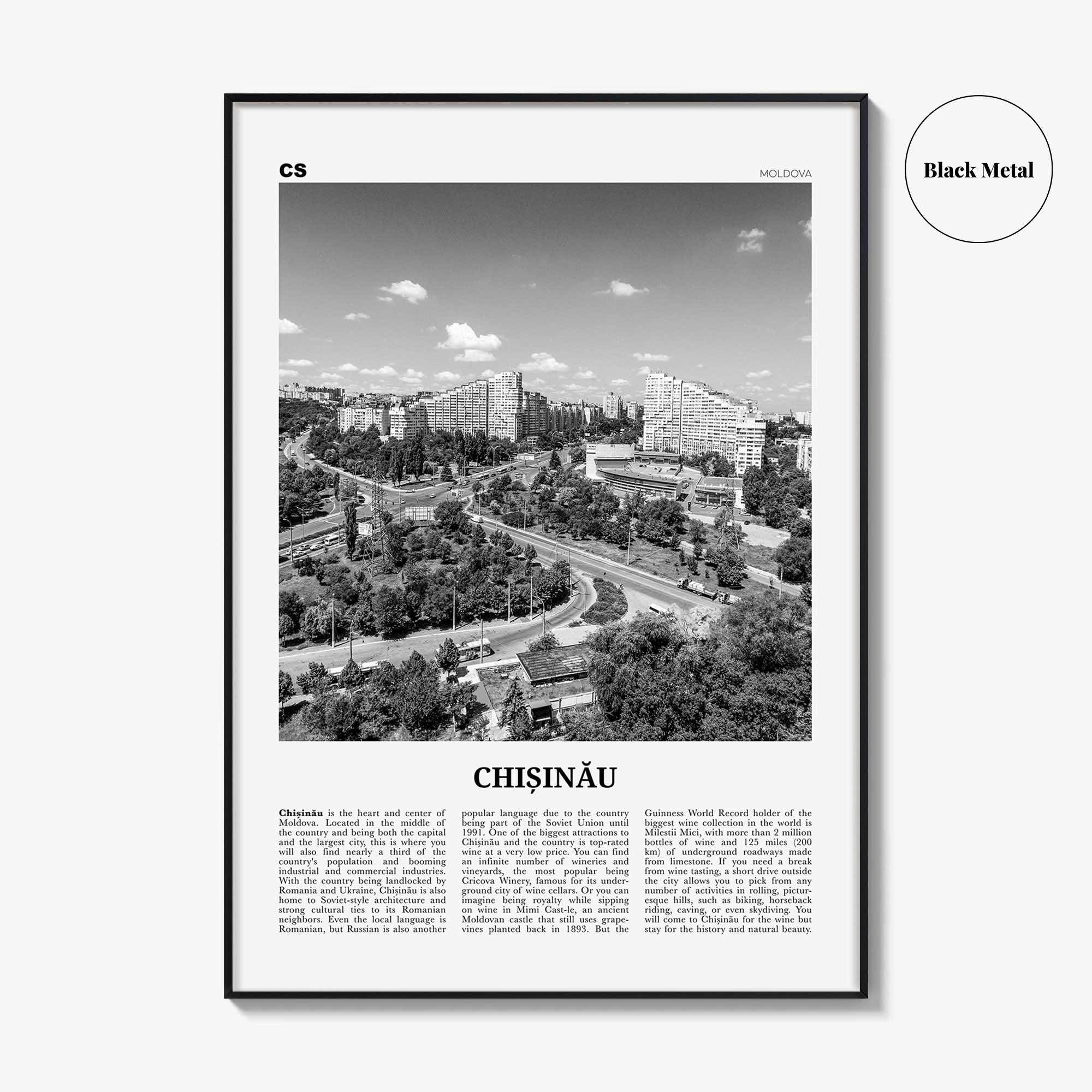 Chisinau Print Black and White, Chișinău Wall Art, Chișinău Poster, Chișinău Photo, Chișinău Wall Décor, Chisinau, Moldova, Kishinev