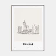 Cleveland Drawn Poster