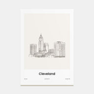 Cleveland Drawn Poster