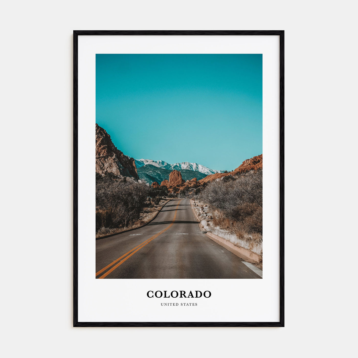 Colorado Portrait Color Poster