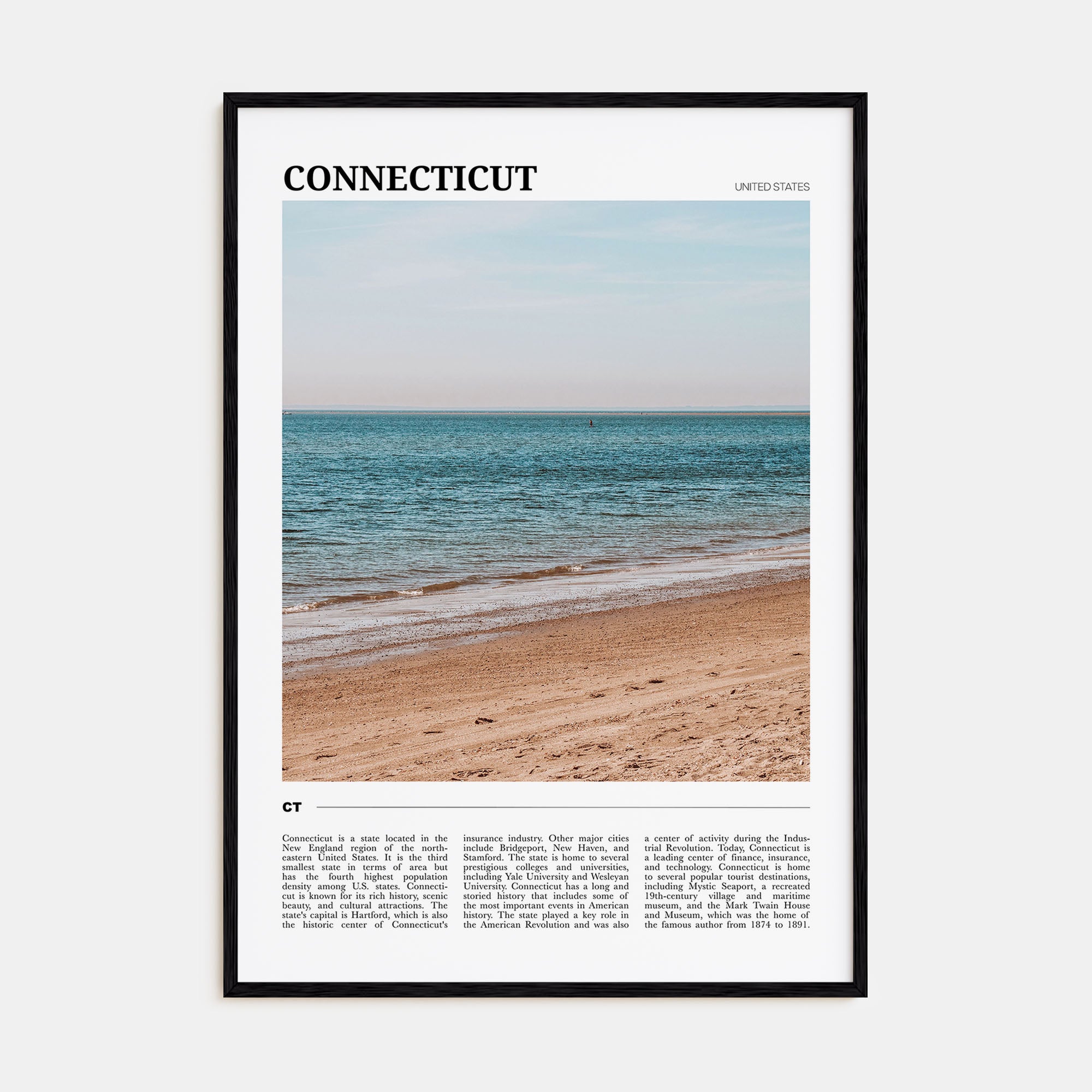 Connecticut Travel Color No 2 Poster