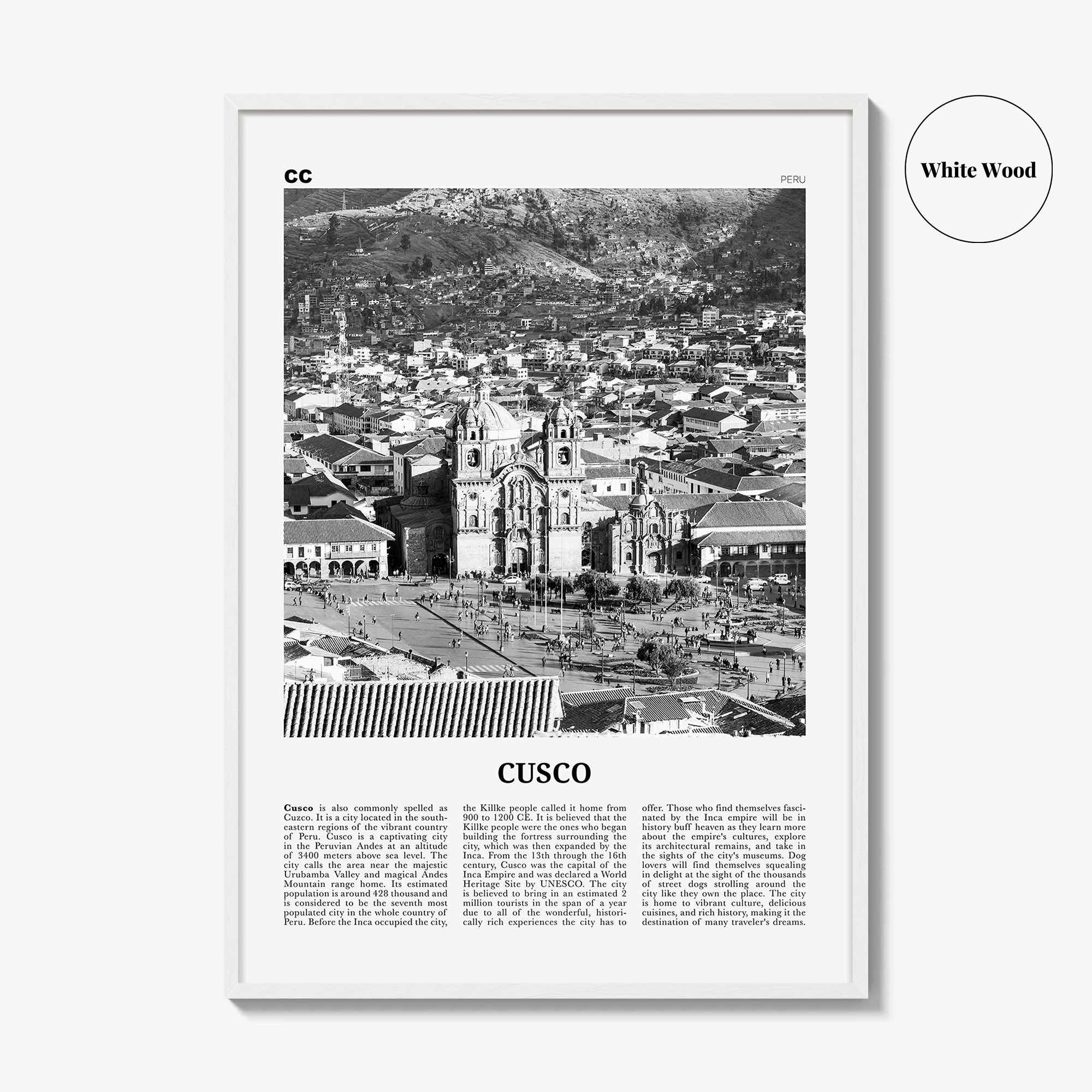 Cusco Print Black and White, Cusco Wall Art, Cusco Poster, Cusco Photo, Cusco Wall Décor, Cuzco Poster Print Black and White, Peru, Urubamba