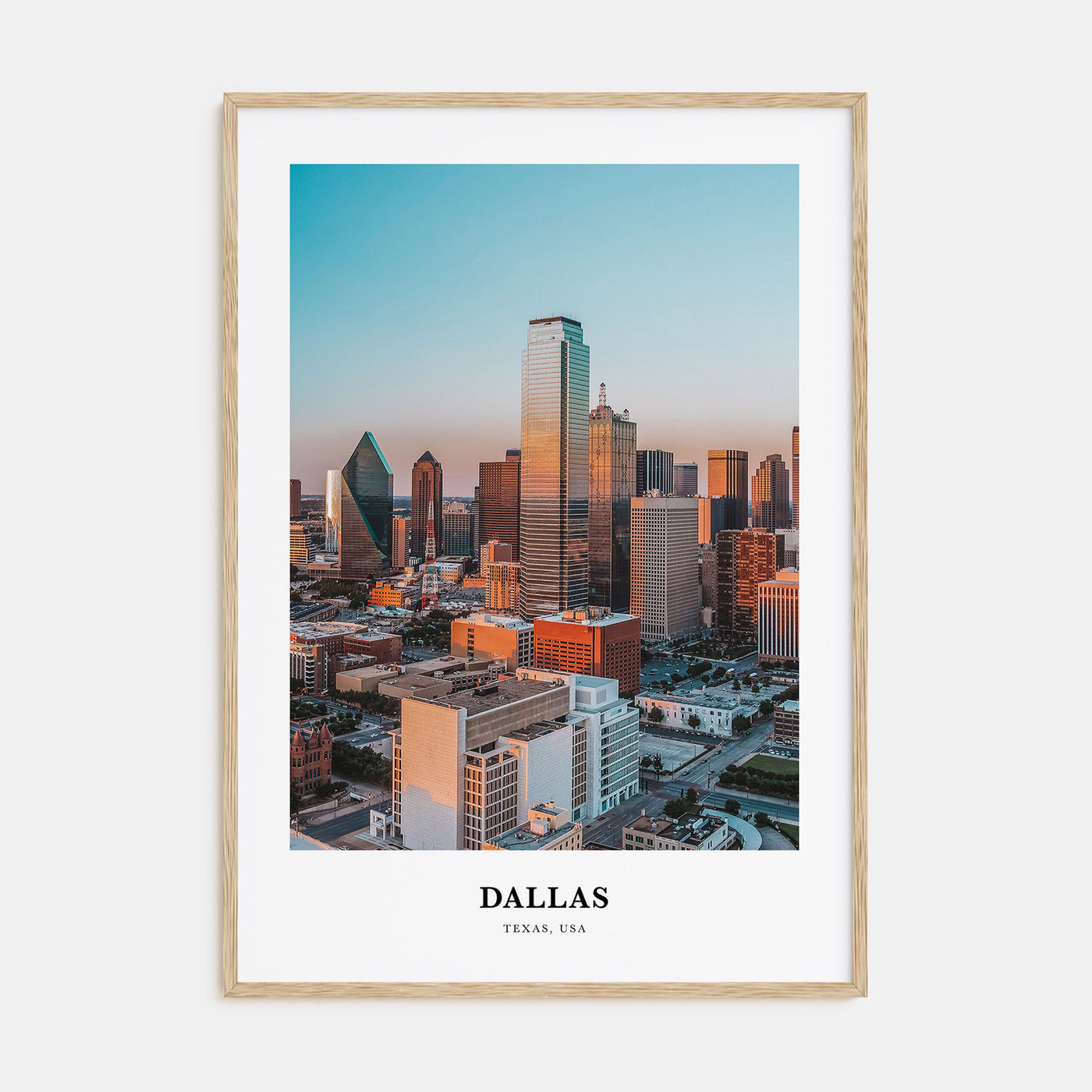 Dallas Portrait Color No 1 Poster