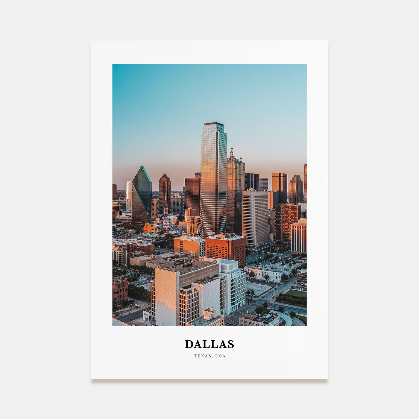 Dallas Portrait Color No 1 Poster