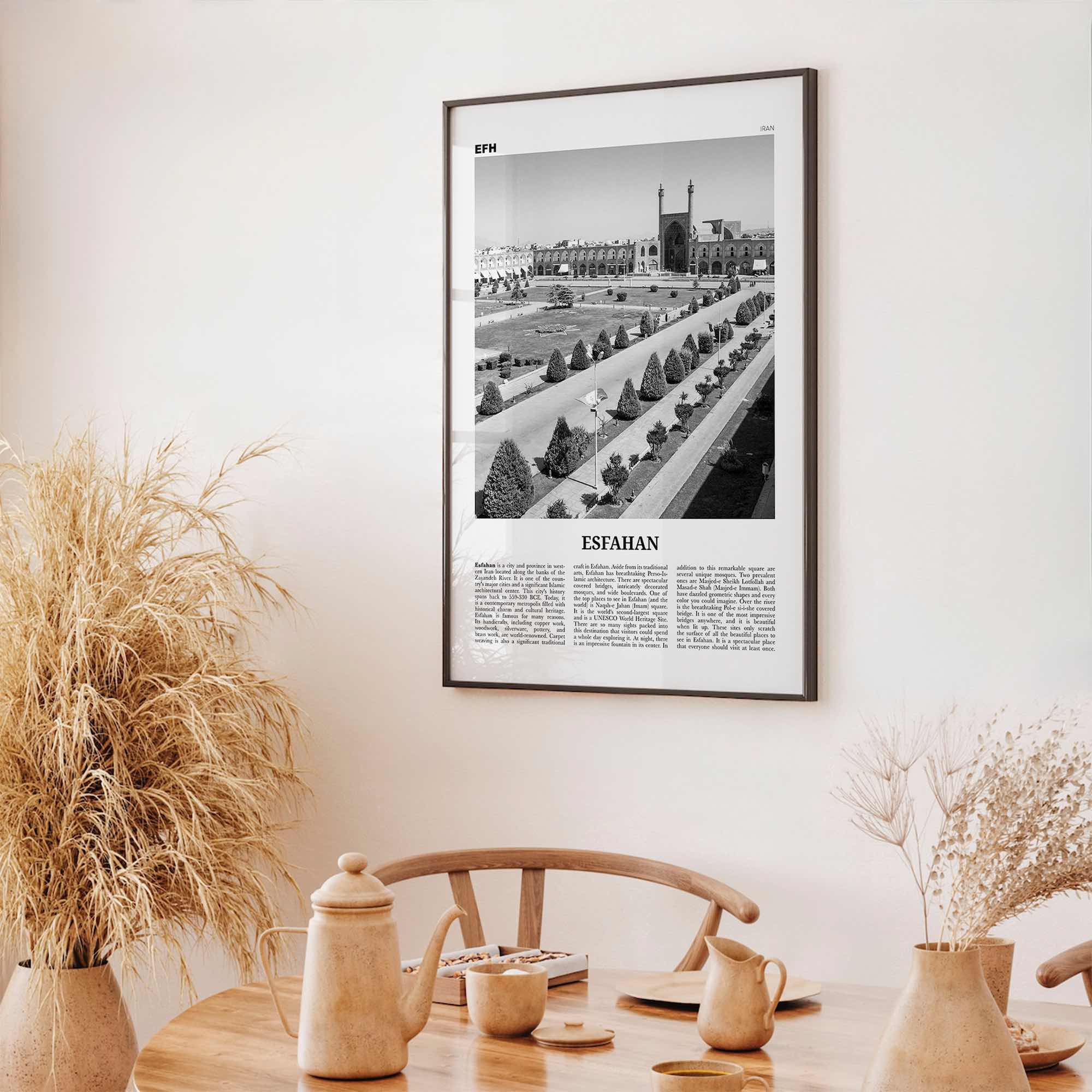 Esfahan Print Black and White, Esfahan Wall Art, Esfahan Poster, Esfahan Photo, Isfahan, Ispahan, Spahan, Sepahan, Hispahan, Iran, اصفهان