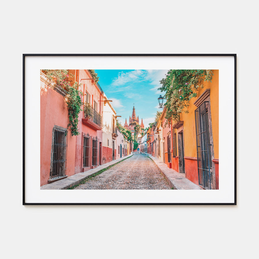 Guanajuato City Landscape Color Poster