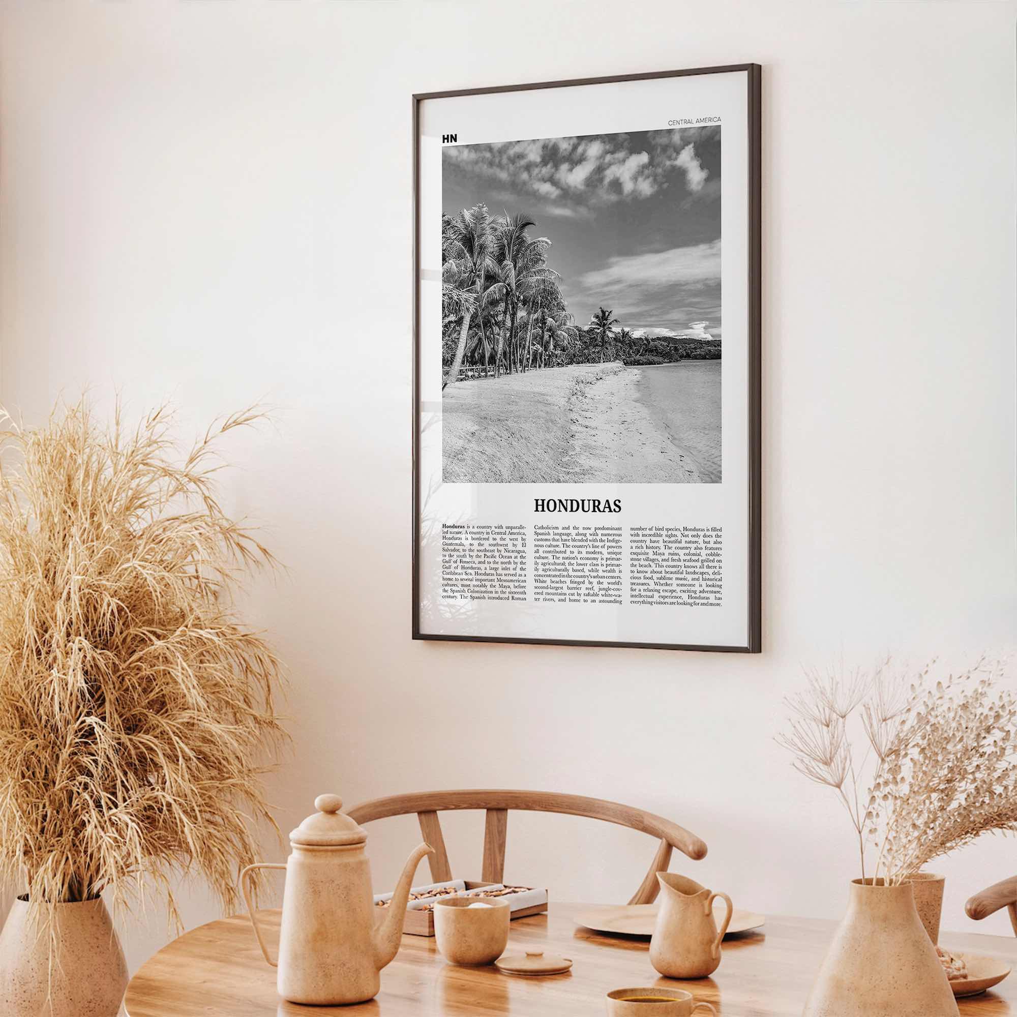 Honduras Print Black and White No 1, Honduras Wall Art, Honduras Poster, Honduras Photo, Honduras Wall Decor, Tegucigalpa, Central America