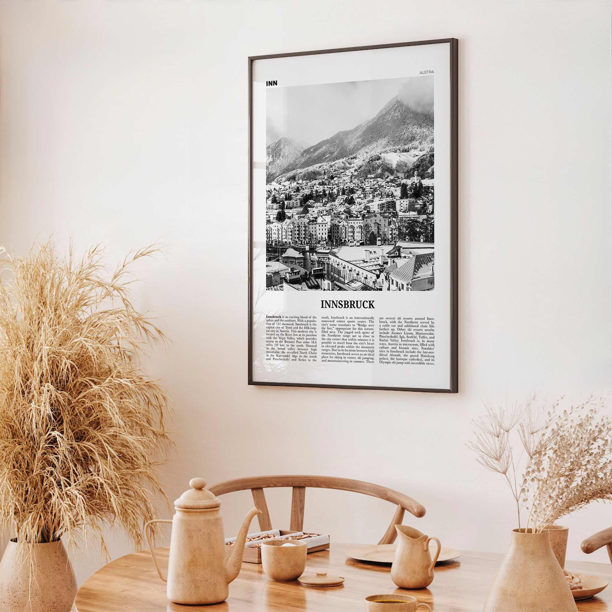 Innsbruck Print Black and White, Innsbruck Wall Art, Innsbruck Poster, Innsbruck Photo, Innsbruck Wall Decor, Austria, Österreich, Europe
