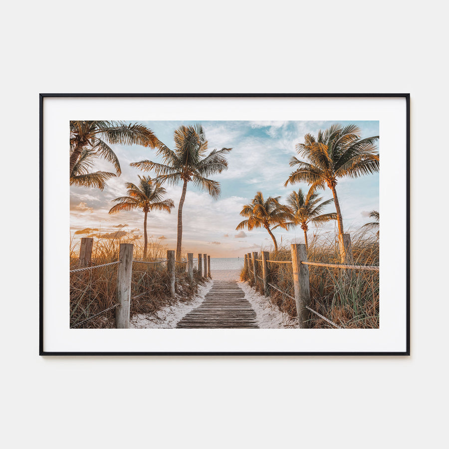Key West Landscape Color Poster