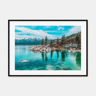 Lake Tahoe Landscape Color Poster