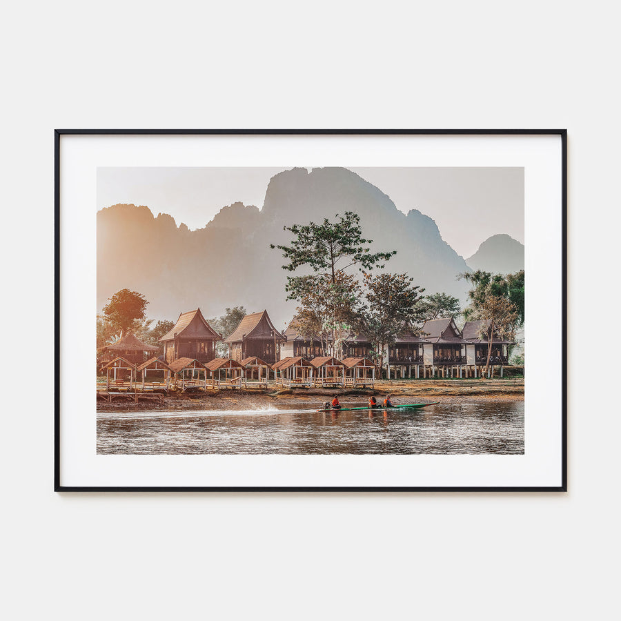 Laos Landscape Color Poster