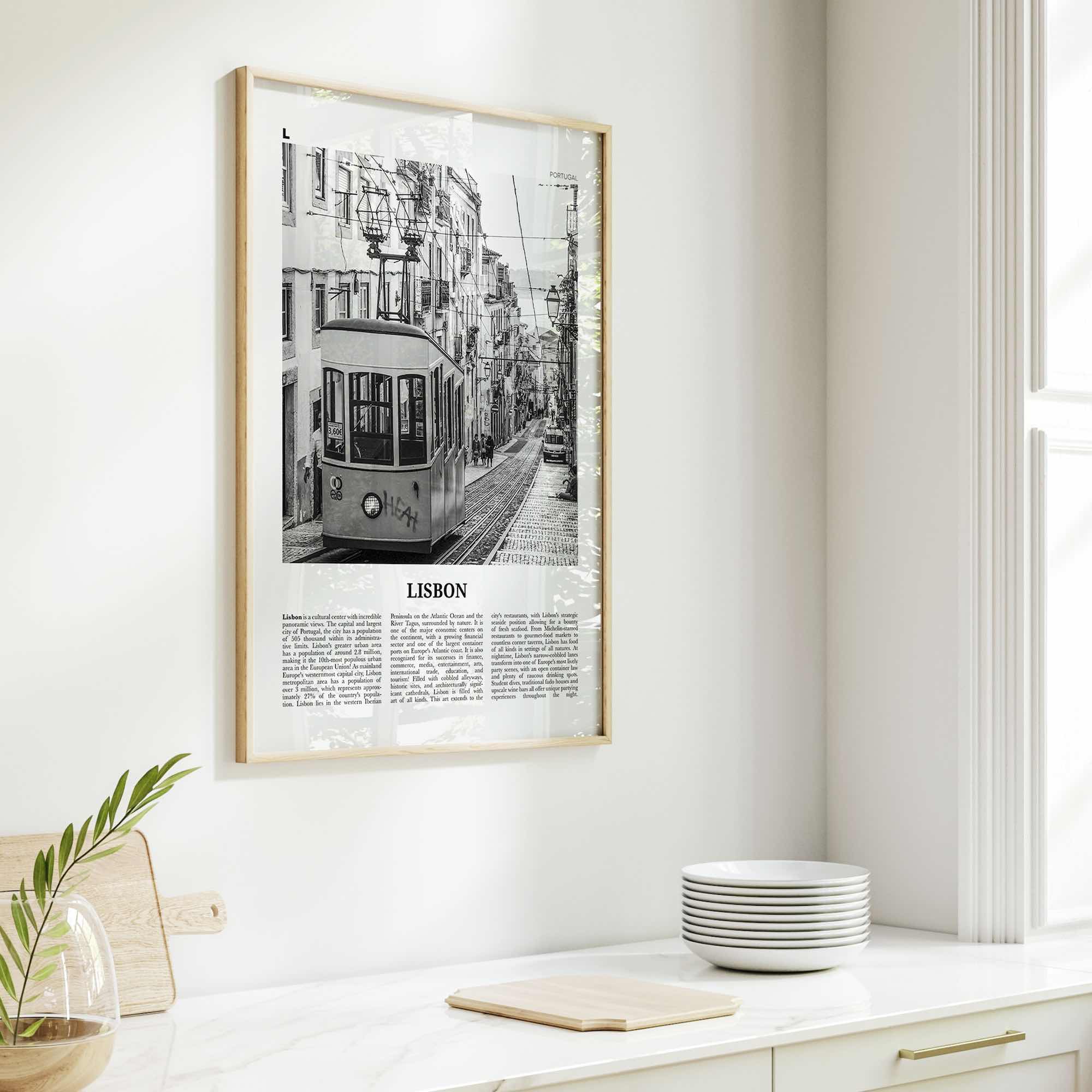 Lisbon Print Black and White No 1, Lisbon Wall Art, Lisbon Poster, Lisbon Photo, Lisbon Wall Decor, Portugal, Lisboa, Portuguesa, Europe