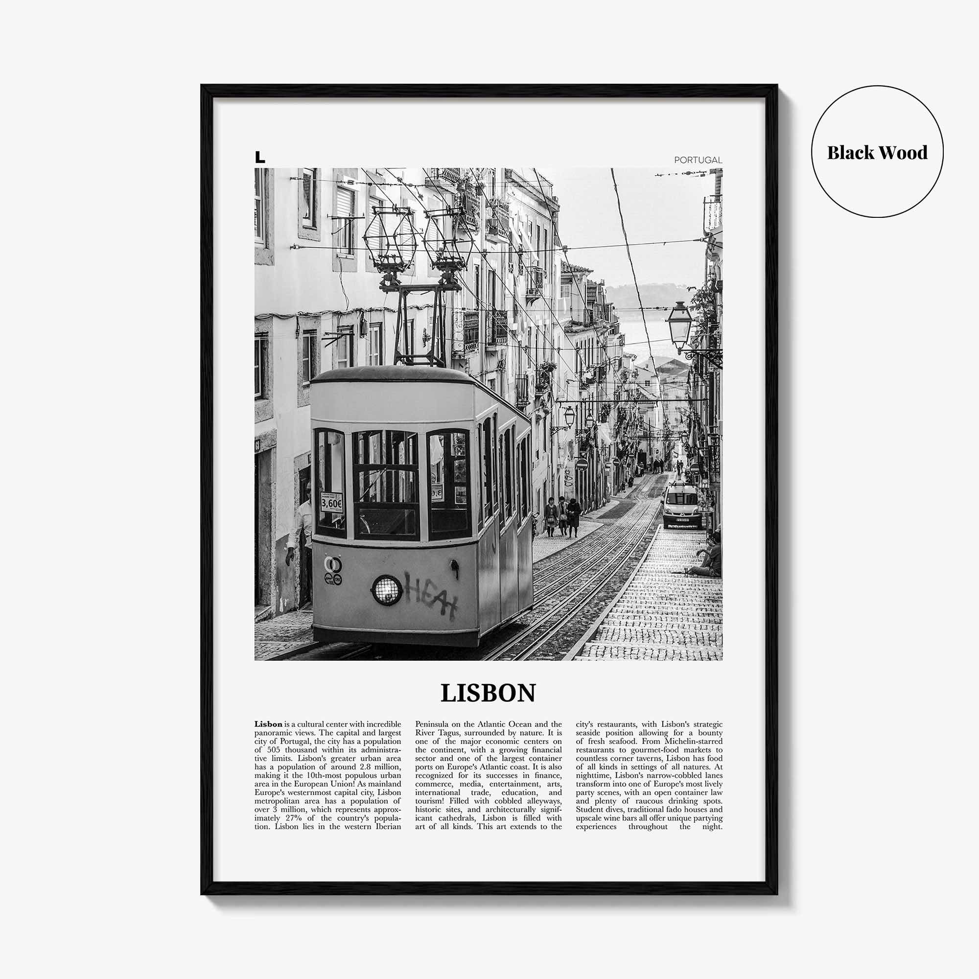 Lisbon Print Black and White No 1, Lisbon Wall Art, Lisbon Poster, Lisbon Photo, Lisbon Wall Decor, Portugal, Lisboa, Portuguesa, Europe
