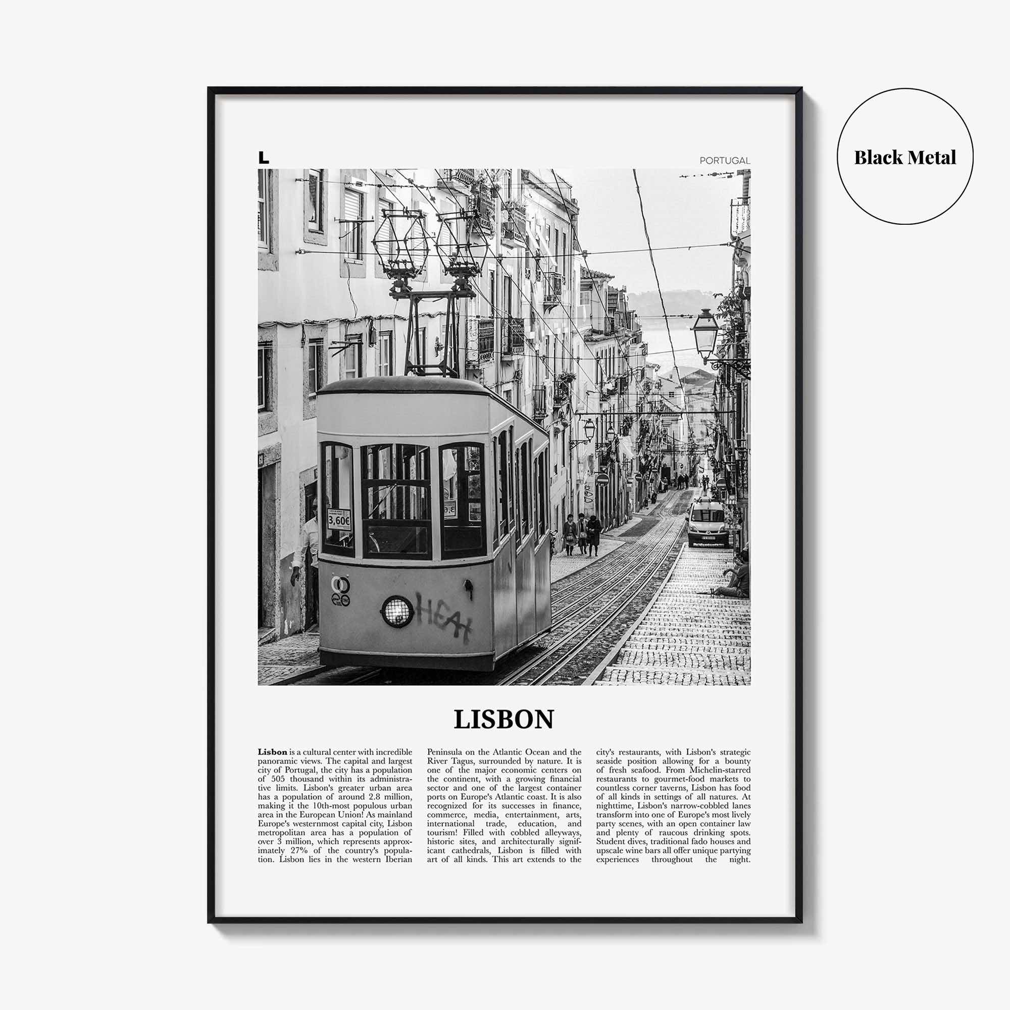 Lisbon Print Black and White No 1, Lisbon Wall Art, Lisbon Poster, Lisbon Photo, Lisbon Wall Decor, Portugal, Lisboa, Portuguesa, Europe