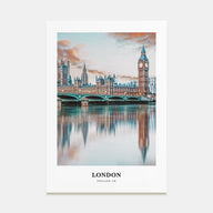 London Portrait Color No 1 Poster