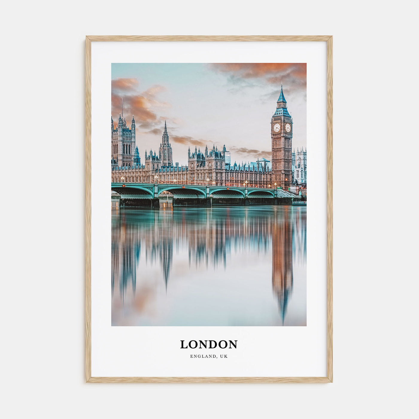 London Portrait Color No 1 Poster