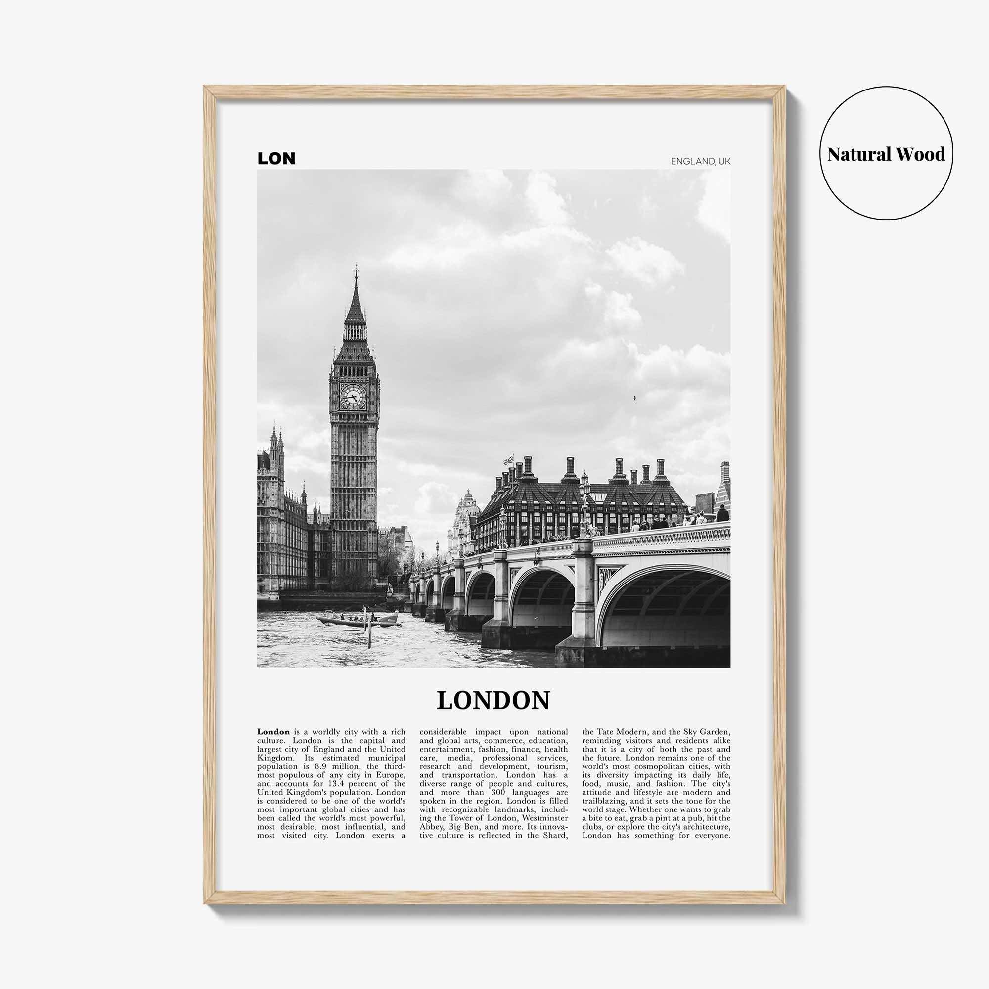 London Print Black and White No 1, London Wall Art, London Poster, London Photo, London Wall Decor, England, UK United Kingdom Europe