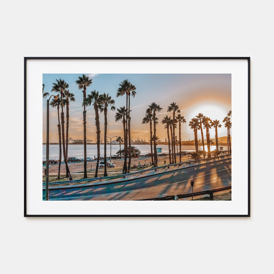 Long Beach Landscape Color Poster