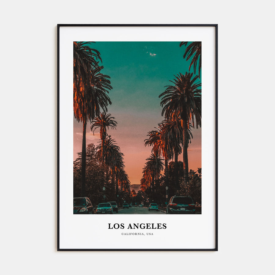Los Angeles Portrait Color No 3 Poster