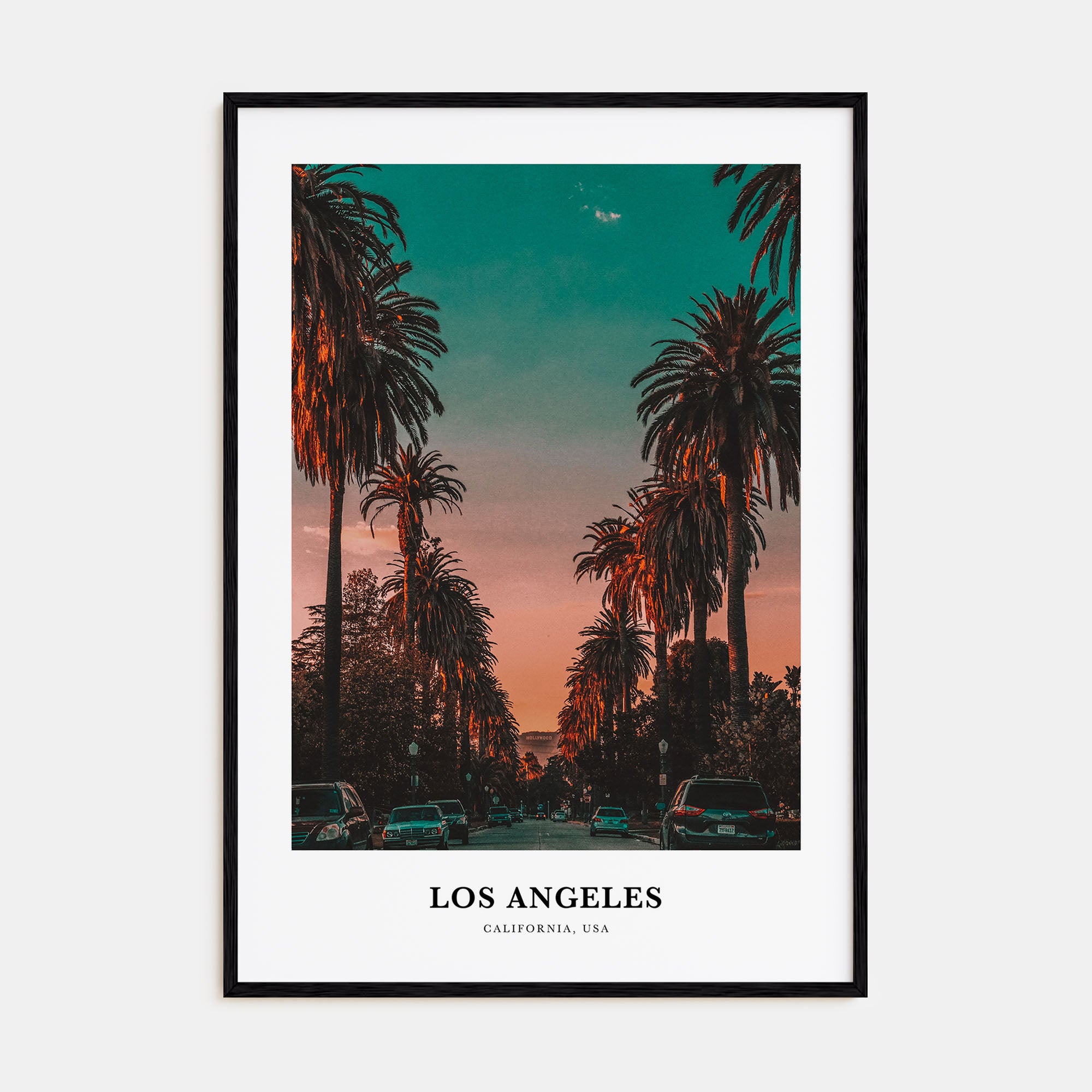Los Angeles Portrait Color No 3 Poster