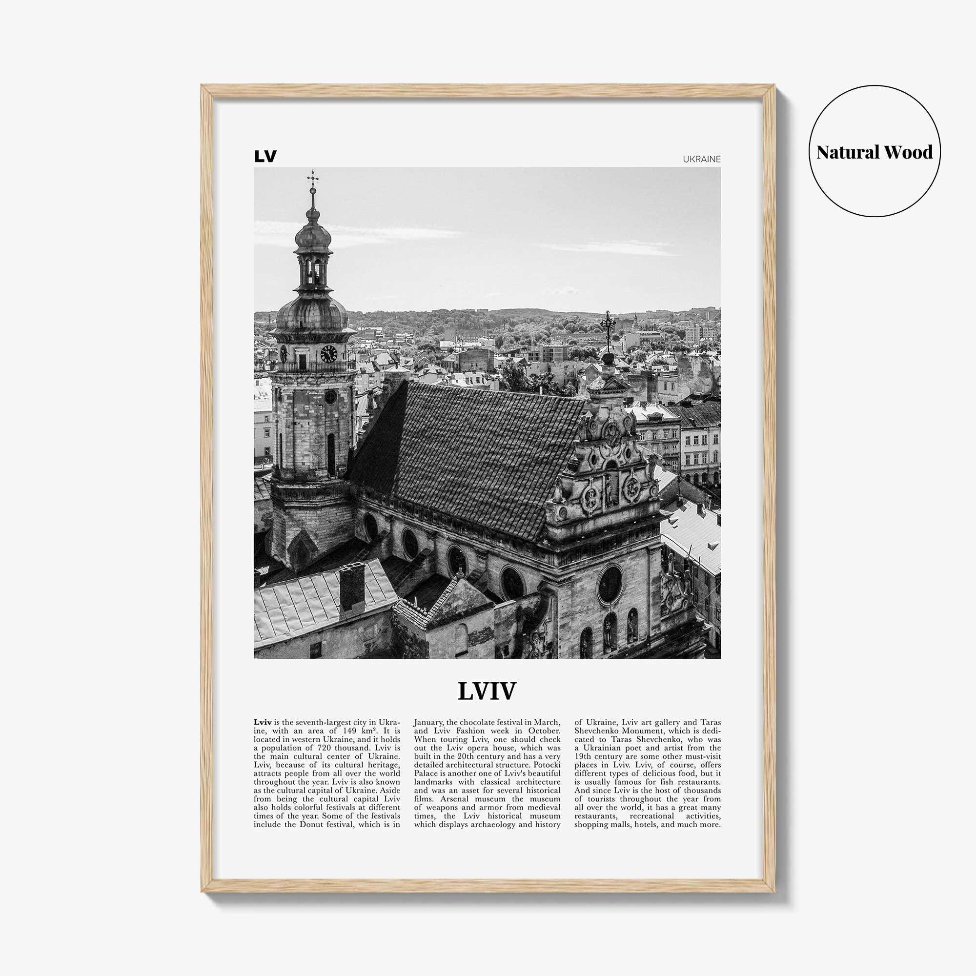 Lviv Print Black and White, Lviv Wall Art, Lviv Poster, Lviv Photo, Lviv Wall Décor, Lviv Map, Ukraine