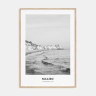 Malibu Portrait B&W No 1 Poster