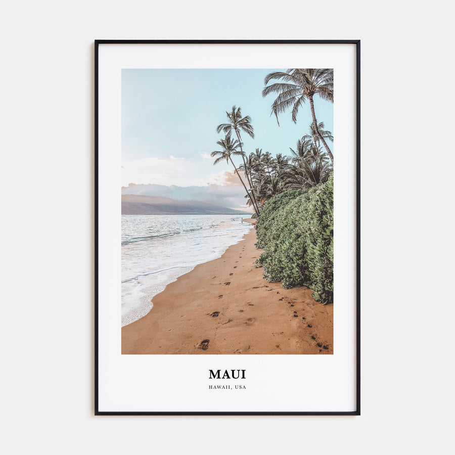Maui Portrait Color Poster