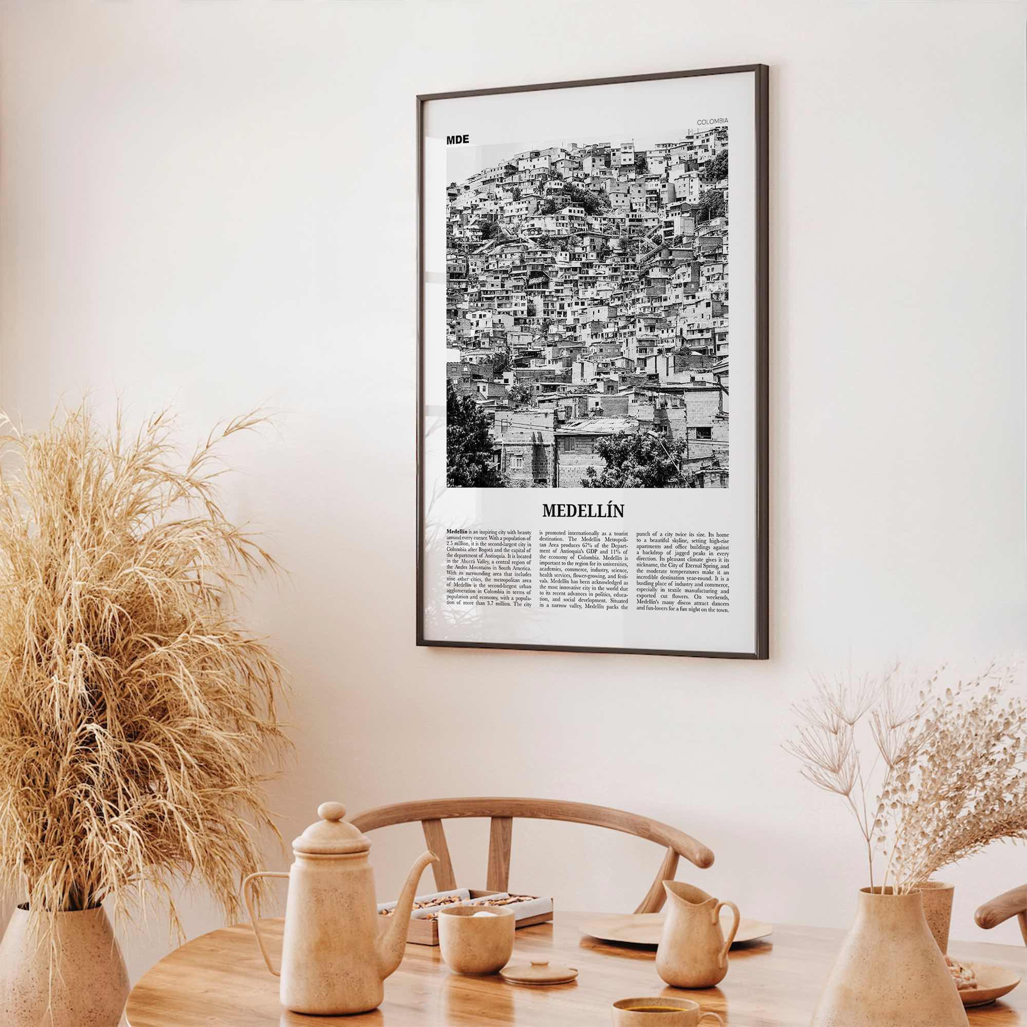 Medellin Print Black and White No 2, Medellín Wall Art, Medellín Poster, Medellín Photo, Medellín Wall Decor, Medellin, Colombia, America