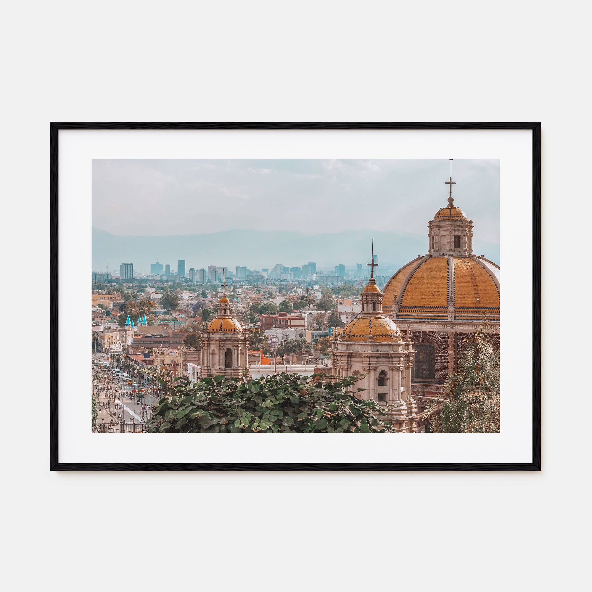 Mexico City Landscape Color Poster