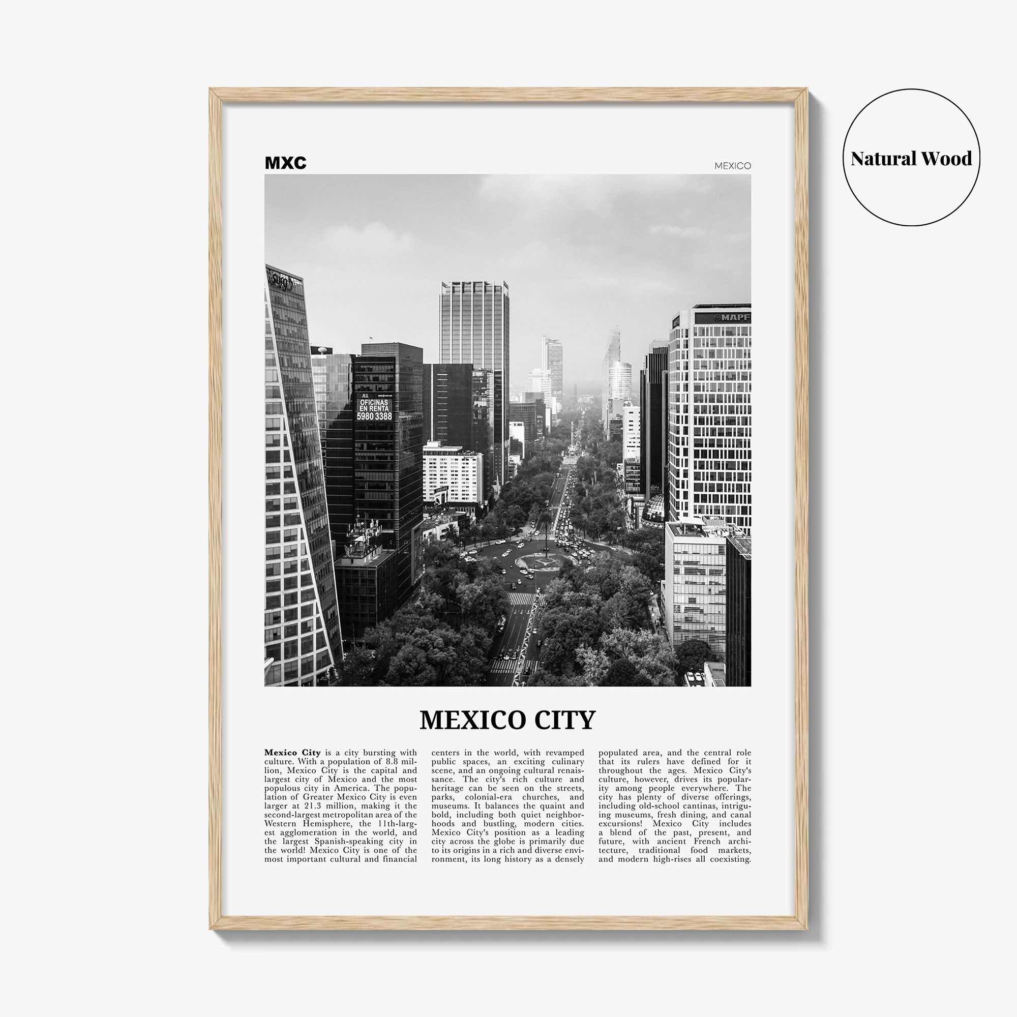 Mexico City Print Black and White No 1, Mexico City Wall Art, Mexico City Poster, Mexico City Photo, Mexico, Ciudad de México