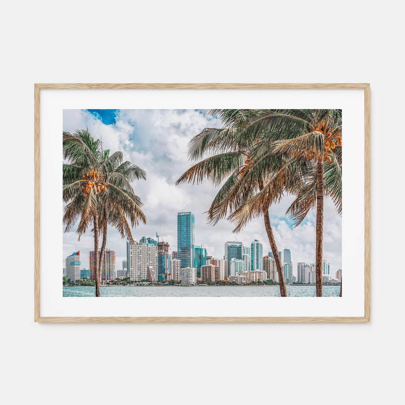 Miami Landscape Color Poster