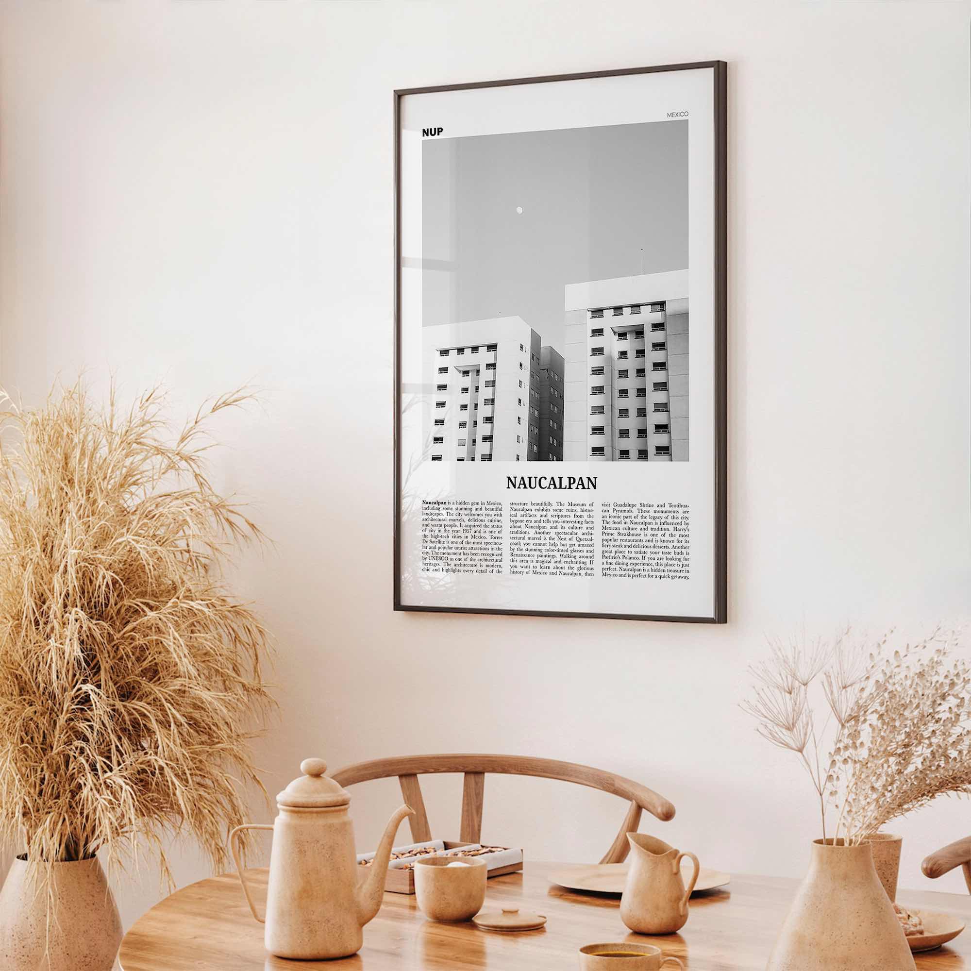 Naucalpan Print Black and White, Naucalpan Wall Art, Naucalpan Poster, Naucalpan Photo, Naucalpan Wall Décor, Mexico