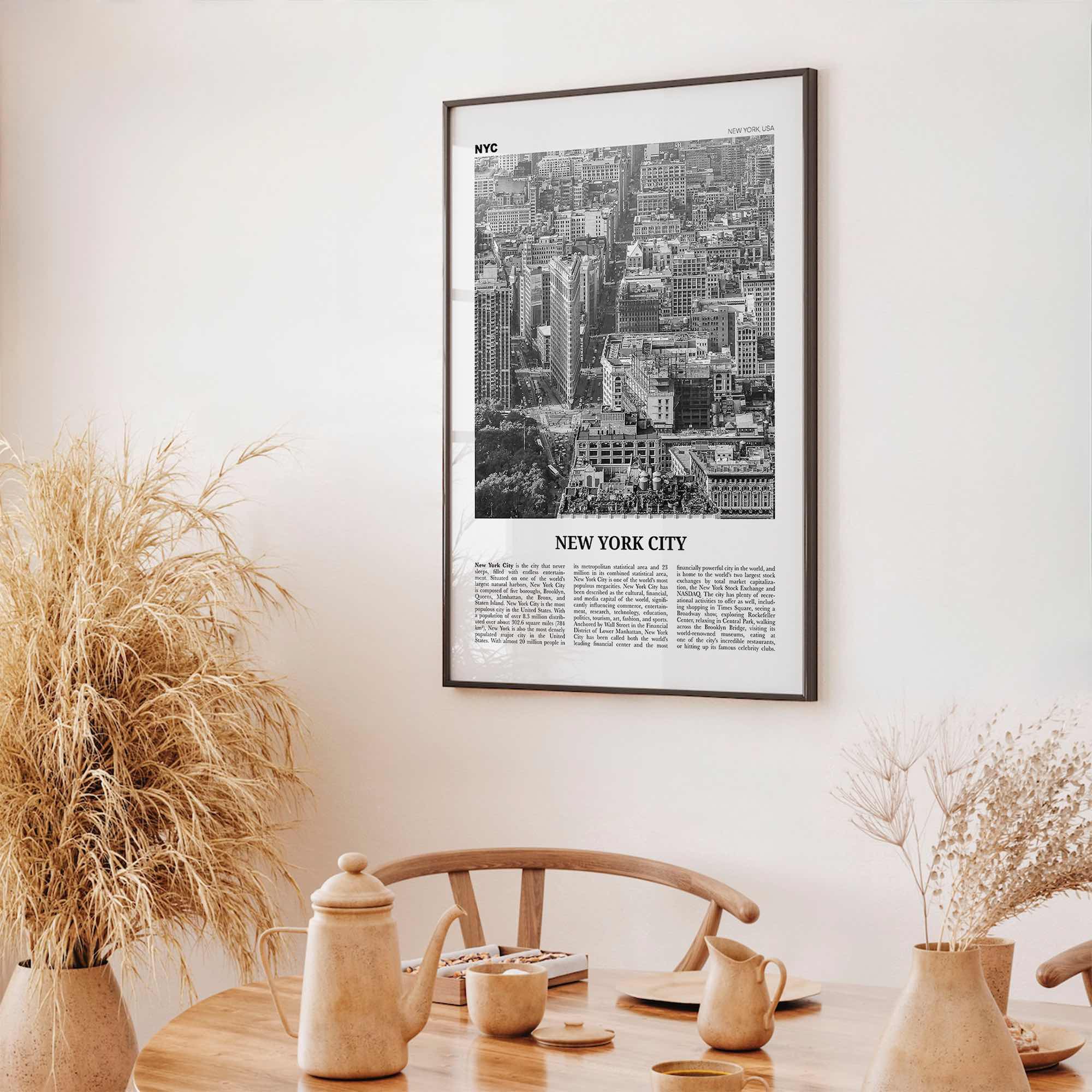 New York City Print Black and White No 6, New York Wall Art, New York Poster, New York Photo, NYC Black and White Poster Print, USA