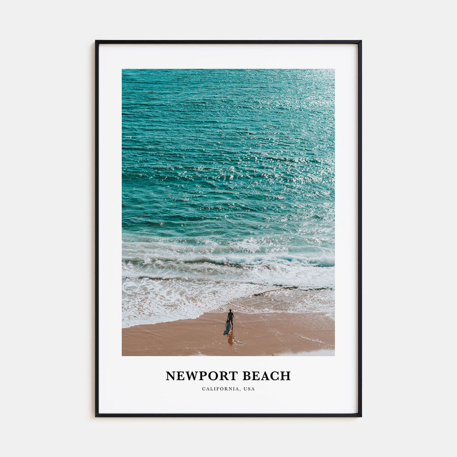 Newport Beach Portrait Color Poster