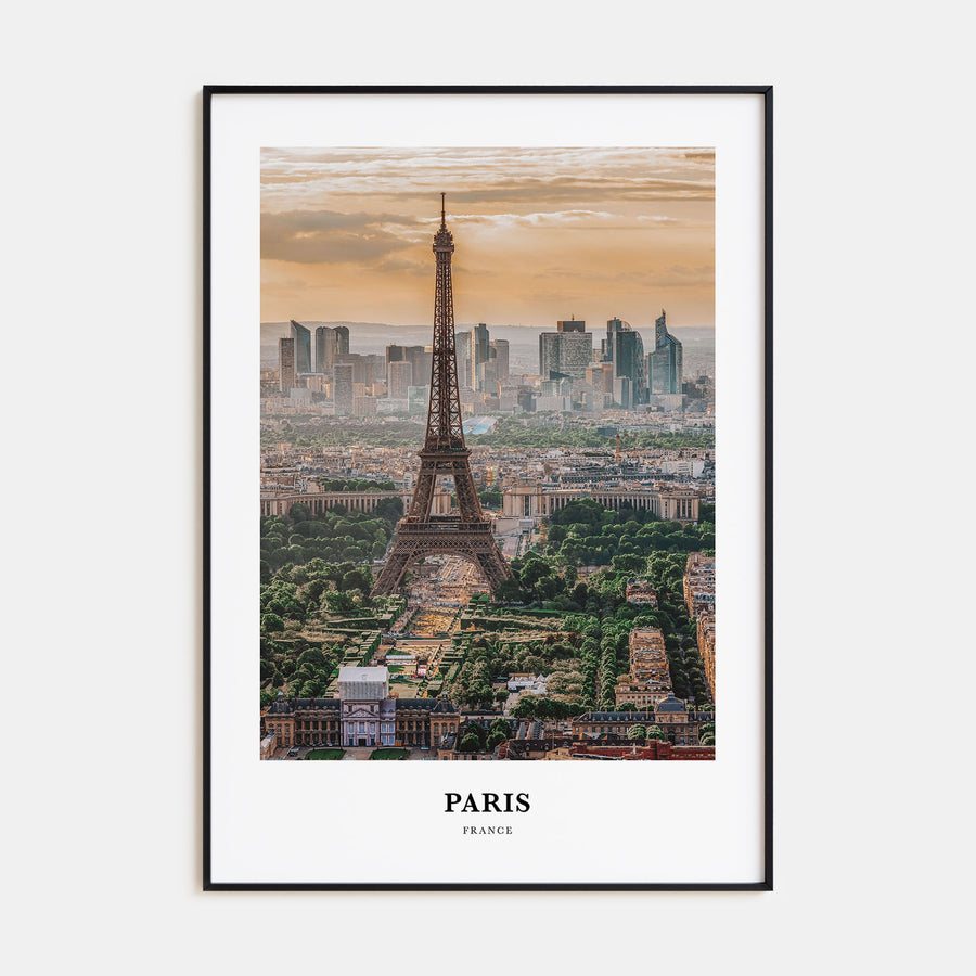 Paris Portrait Color Poster